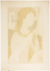 Junges Mädchen bei ihrer Toilette, 1895